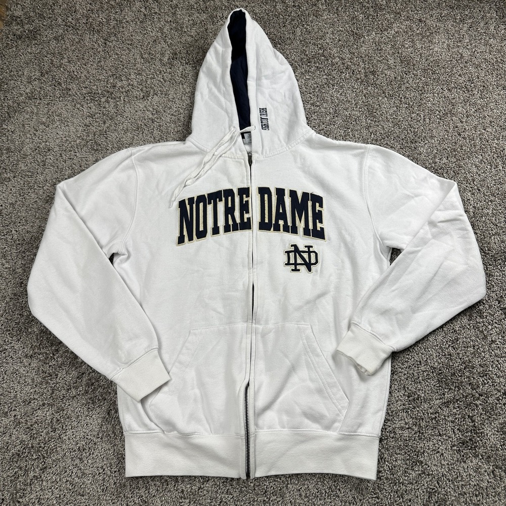 Notre Dame Fighting Irish Hoodie Mens Medium NCAA Football Stadium Athletics